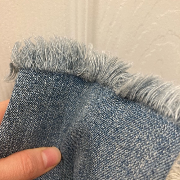 *Rare* Levi’s 721 Dark Blue Women's Jeans Skinny Leg Frayed Hem sz 25 (XS, 2) - Picture 3 of 4